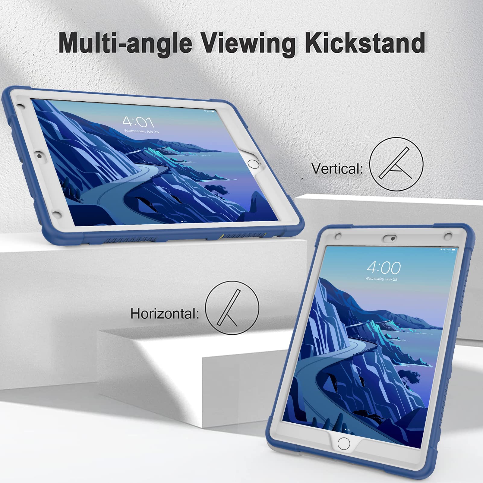 Amazon.co.jp: iPad 第7世代ケース iPad 10.2 2019ケース ハイブリッド